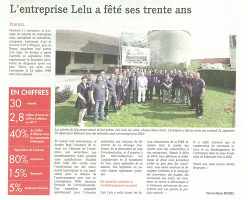 L'entreprise LELU a fêté ses 30 ans